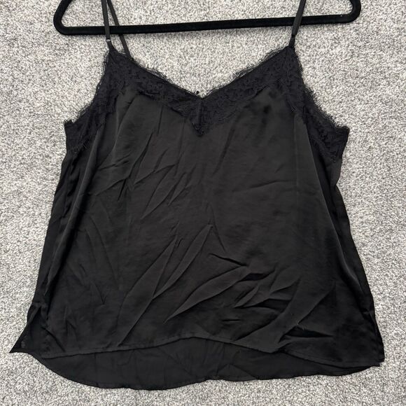 BP Camisole Top Size Medium Coquette Chic Satin Lace Fairy Grunge Romantic Goth - Picture 2 of 5